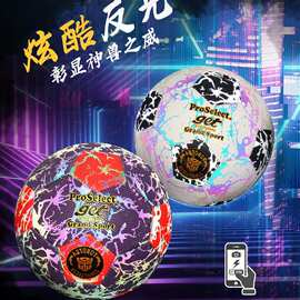 ProSelect专选中国风创意反光足球5号学生耐磨PU儿童玩具礼物pu