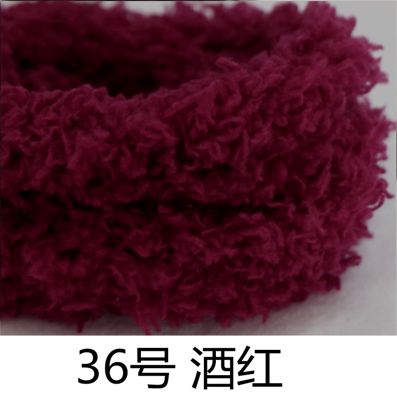 15mm cifrado Twist stick 1 m largo Super grueso Super denso tira de lana de raíz de lana hecha a mano DIY cachorro material paquete