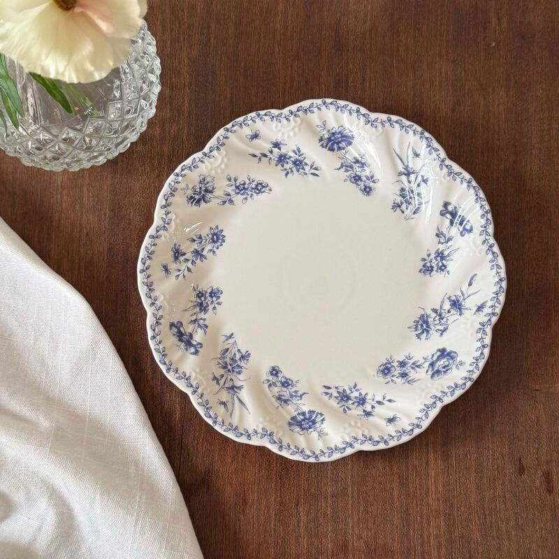 フランス式霧花園陶磁器食器陶磁器皿陶磁器碗コーヒーカップ皿デザート皿レストラン家庭用食事皿|undefined