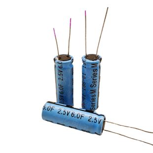 2.5V6.0F Farad Capacitor AMerican Powerstor 10*30 M Series Coiled Super Capacitor