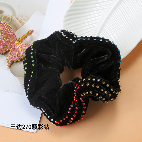 2024 Autumn/Winter Women's Elegant Hair Accessories Trendy Hair Ties Simple Everyday Wear Purple Accents Hairband