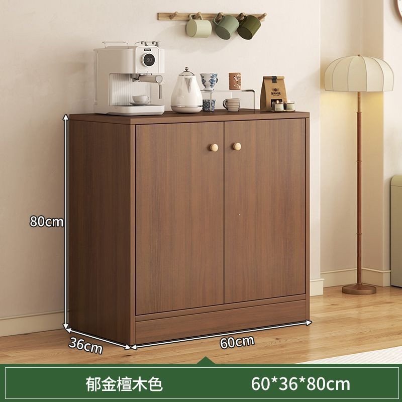 Gabinete de comedor de oficina pequeño armario de té armario de madera armario de viento de crema todo en un armario de almacenamiento de almacenamiento de viento de crema mesa de té