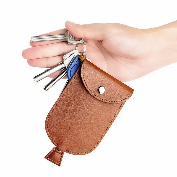 Portable Key Storage Protective Case, Pull-Out Type, Large Capacity, Universal Car Key Holder, Key Bag, Men's Key Bag