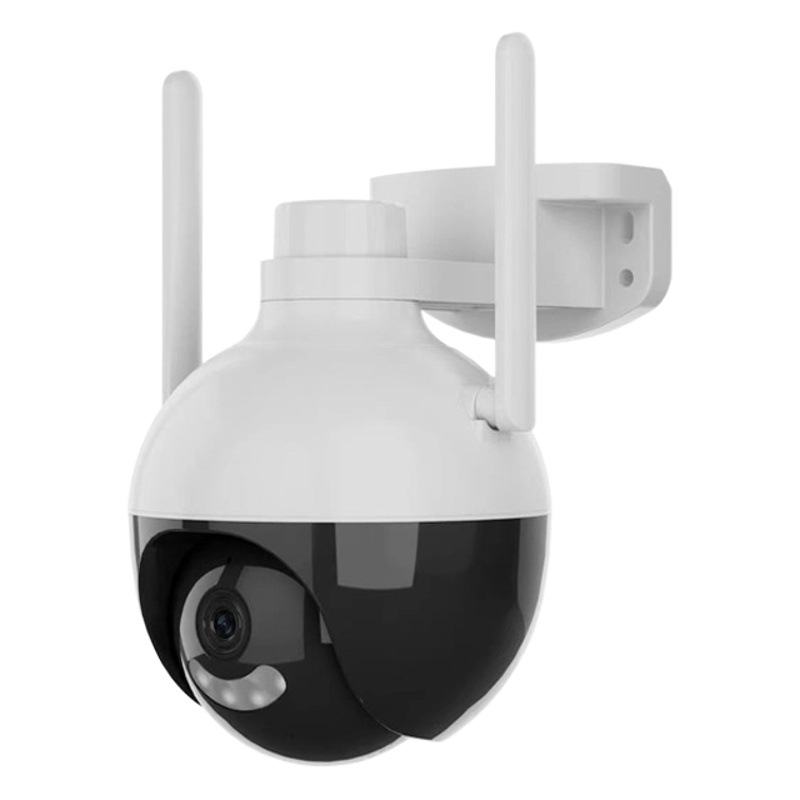 Tuya PTZ impermeable vigilancia graffiti cámara panorámica inalámbrica WiFi doble luz visión nocturna a todo color cámara domo