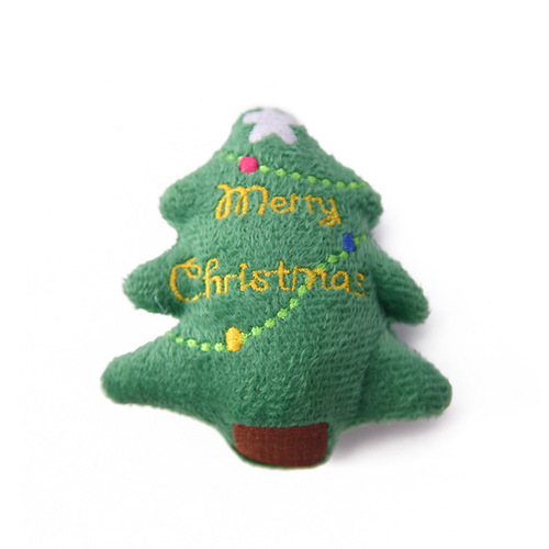 diy Christmas hair clip accessories clothing scarf cartoon cotton doll plush brooch key chain pendant accessories