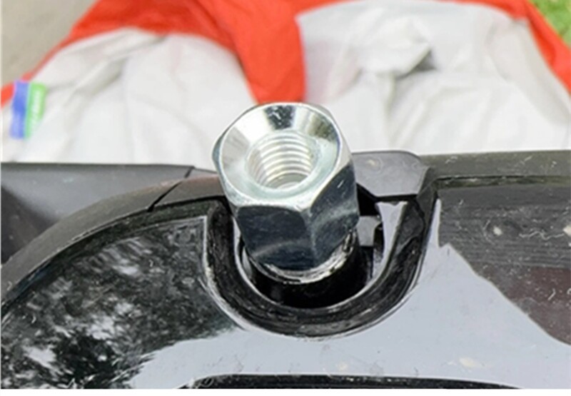 Electric Vehicle Motorcycle Rearview Mirror Extension and Heightening Screw, Reflector Adapter Screw, M8 Straight Thread Conversion Head