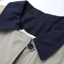 韩系撞色新款休闲2025宽松显瘦中长款风衣羽绒服小个子外套