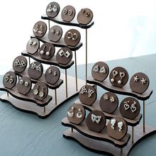 首饰展示架复古迷你圆形耳环牌集市摆摊珠宝饰品收纳陈列拍照道具