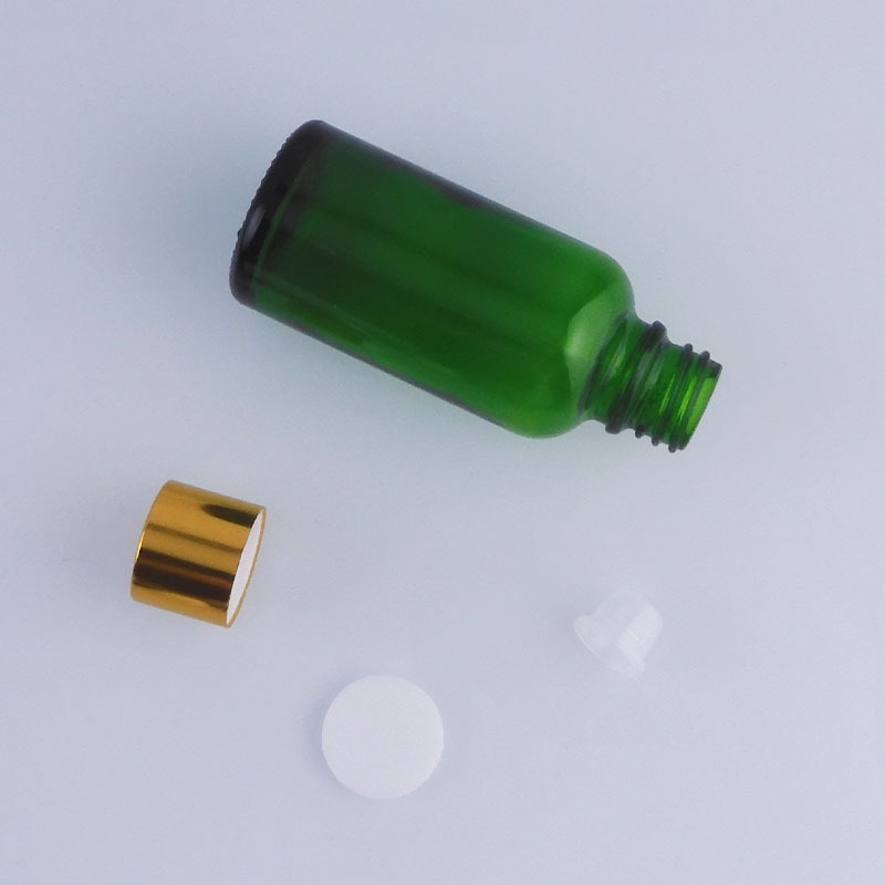 现货30ml绿色精油瓶纯露玻璃瓶精华原液化妆品包材批发分装精油瓶|undefined