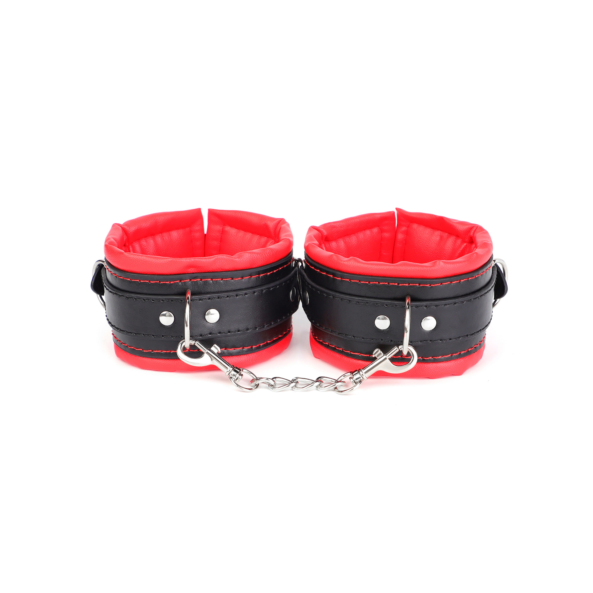 검정색과 빨간색 족쇄