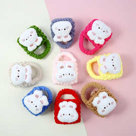 厂家批发手工编织耳机包毛可爱兔毛耳机包创意情侣钱包零钱包