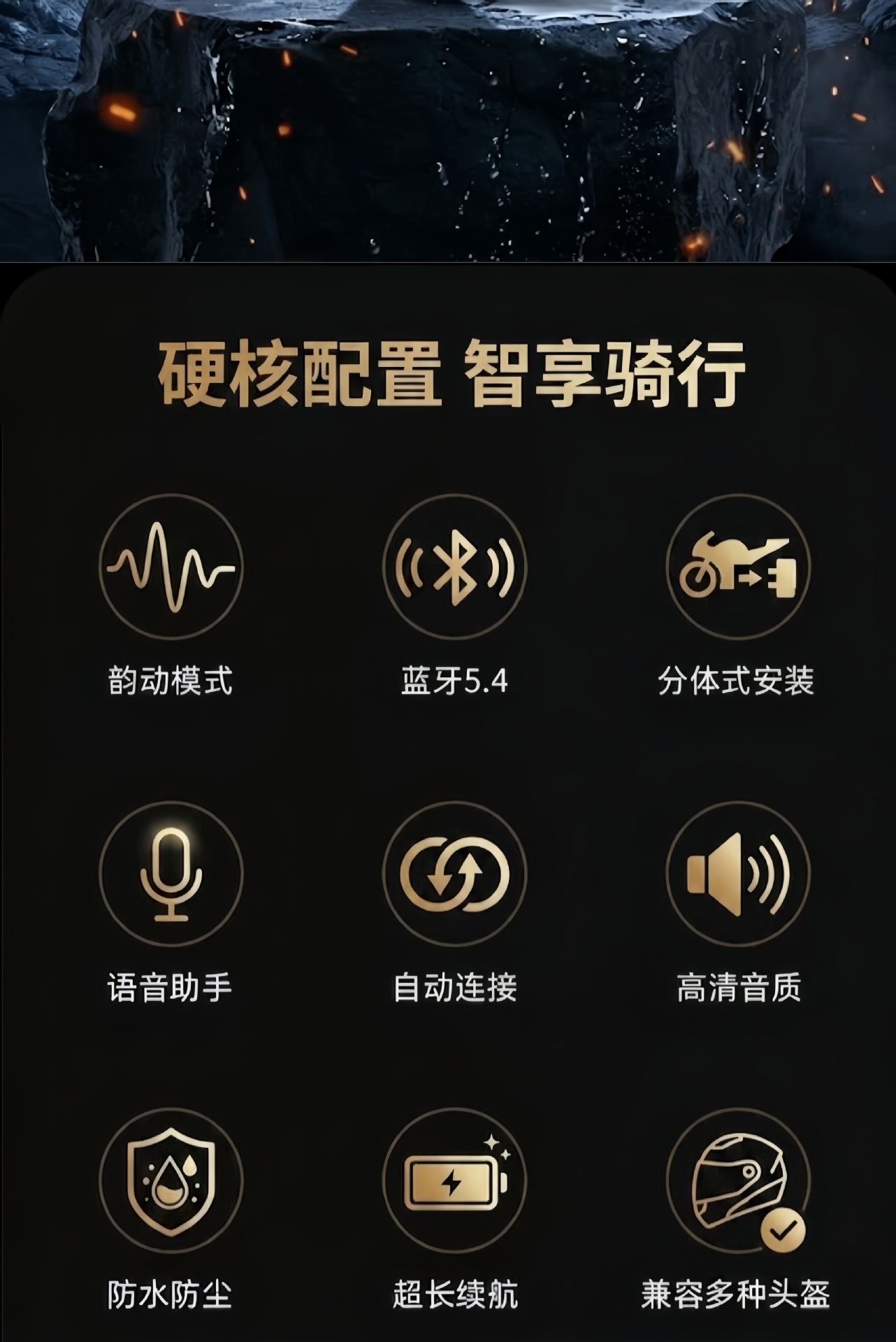 Z28 Helmet Bluetooth Headset HIFI Sound Effect Intelligent Noise Reduction Waterproof Cycling Wireless Headset