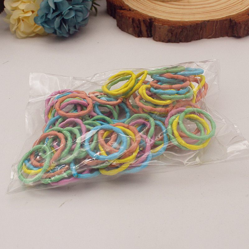 Alta banda de Pelo elástico banda de pelo de alta calidad accesorios para el cabello al por mayor simple durable con caja de almacenamiento de Internet celebridad accesorios para el cabello