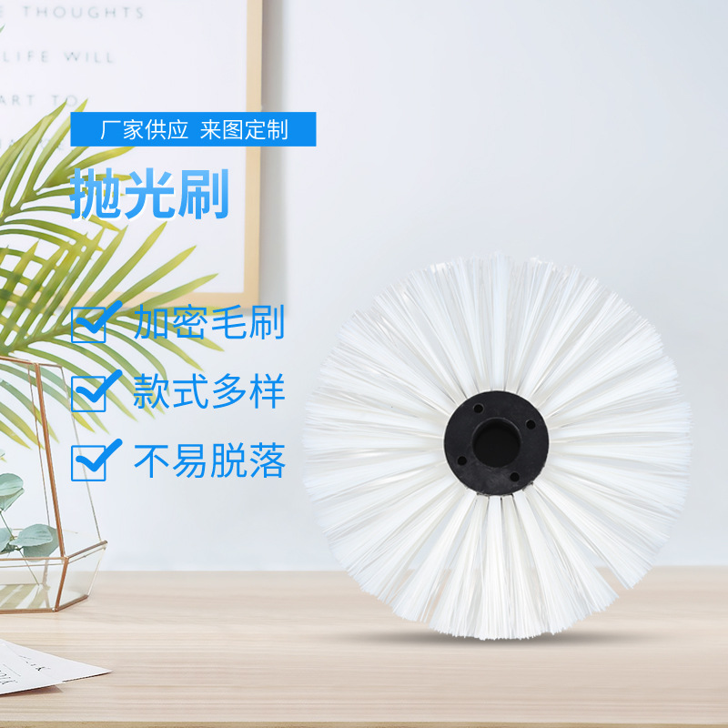 공장 도매 청소 브러시 산업용 브러시 휠 중공 모든 종류의 둥근 병 연마 브러시