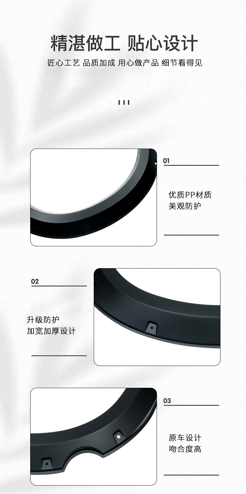 Suitable for Chevrolet Colorado, Injection-Molded Wheel Arches with Studs, Modified Fenders, Wheel Arches for Off-Road Use
