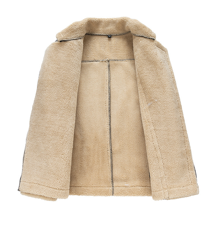 Men's Clothing Autumn And Winter New Deerskin Jacket Men's Lightweight Warm Men's Down Cotton Jacket Lambskin Jacket Trend_voghion.com