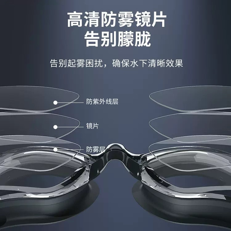 Glasses anti-fog for swimming for men and women
