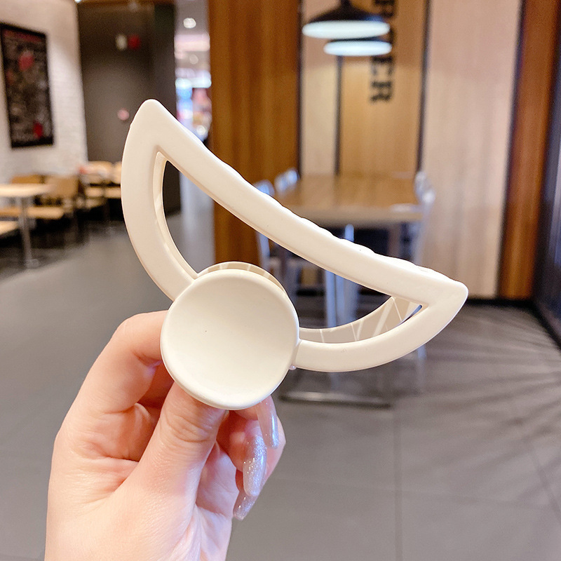 Corea del Sur ins horquilla cuadrada clip de la Cabeza trasera agarre del pelo estilo coreano elegante clip de pelo grande baño updo clip de tiburón