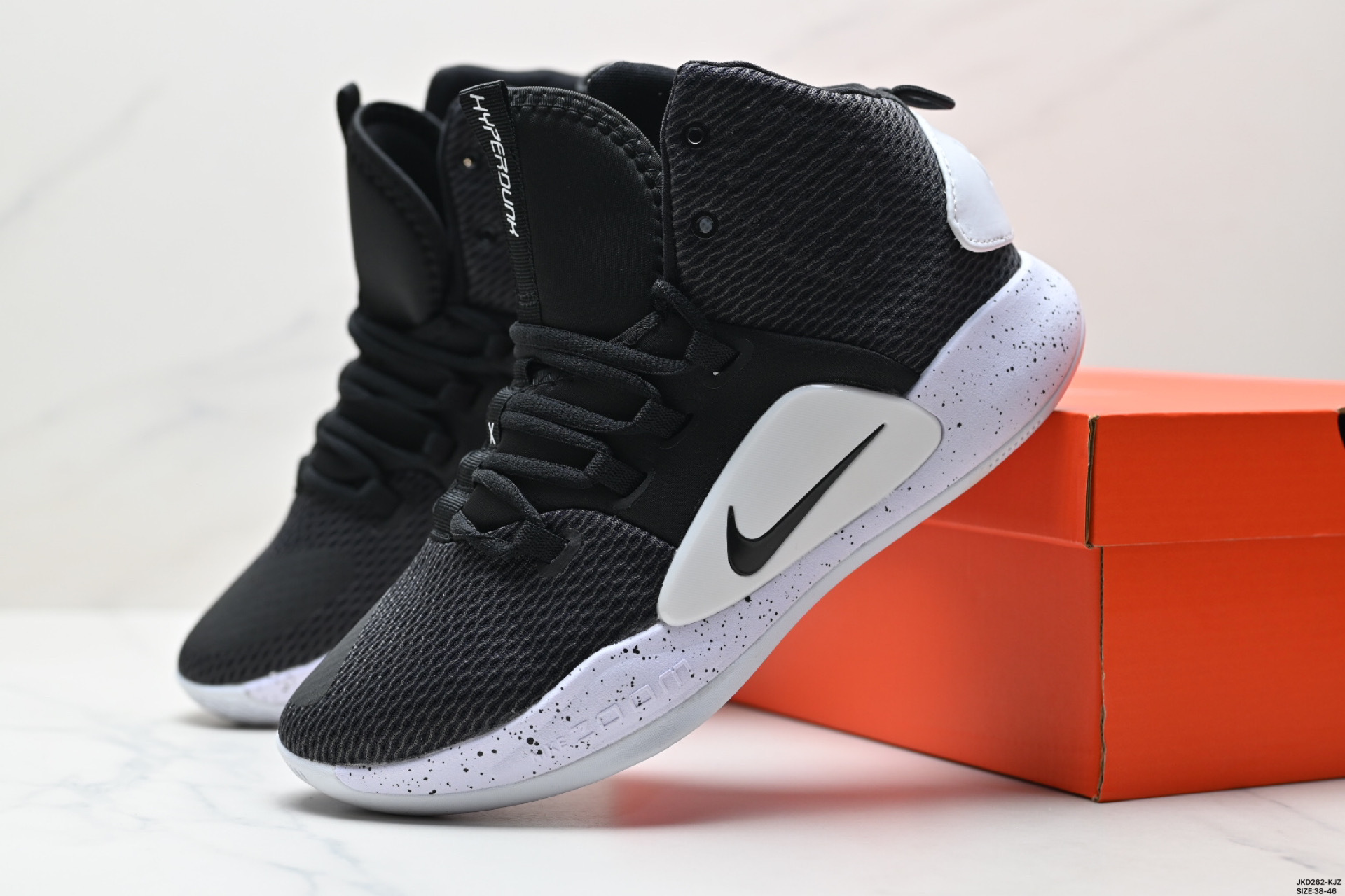 Zapatillas de baloncesto de combate real seemax Hyperdunk X 10 amortiguación hombres y mujeres entrenamiento deportivo zapatos casuales HD2018