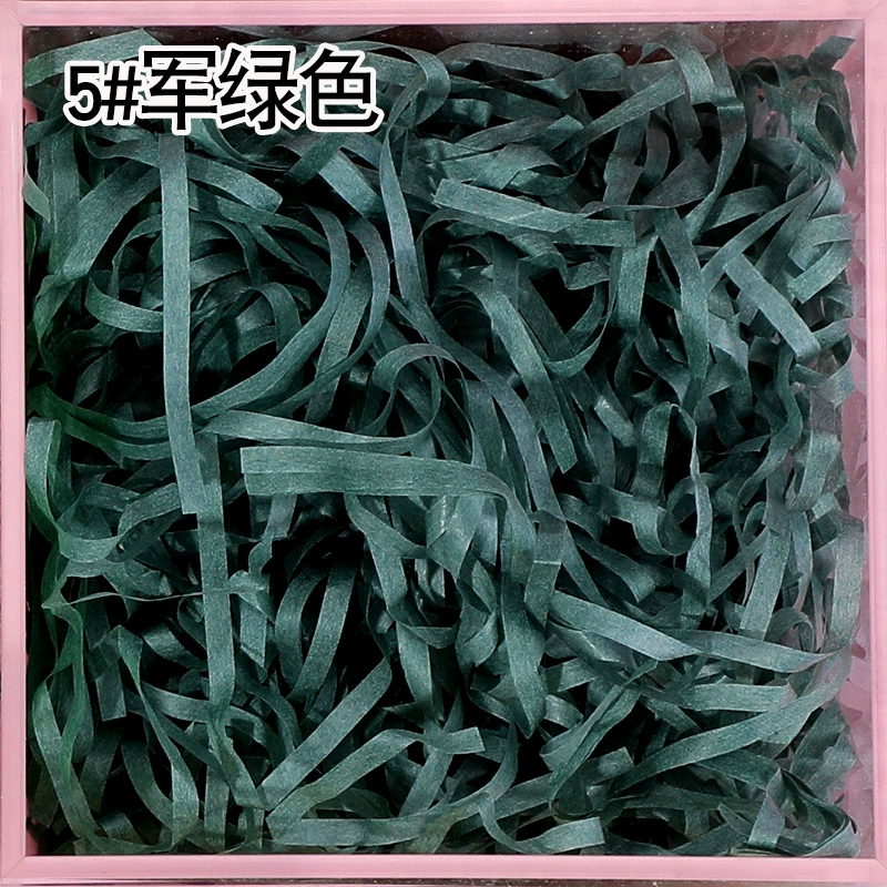 Плотный обложной карт зубчик raffia порванная бумага шелк 50g 30g бумага шелк упаковочная подарочная коробка декор заполнение цветной стружкой бумажные полоски