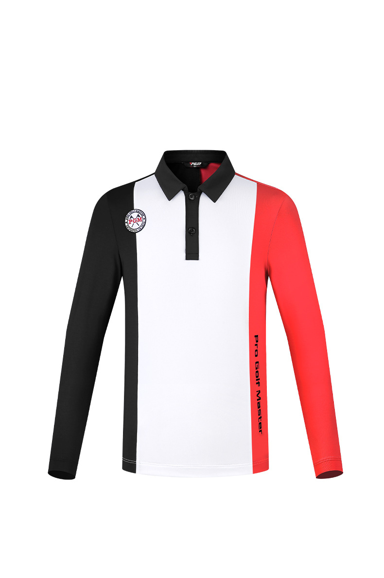 Áo thun dài tay golf trẻ em PGM – chất liệu polyester co giãn, ấm áp, thoải mái — YF493-màu xanh nhạt, YF493-màu xanh lá cây, YF493-màu đỏ chi tiết 17