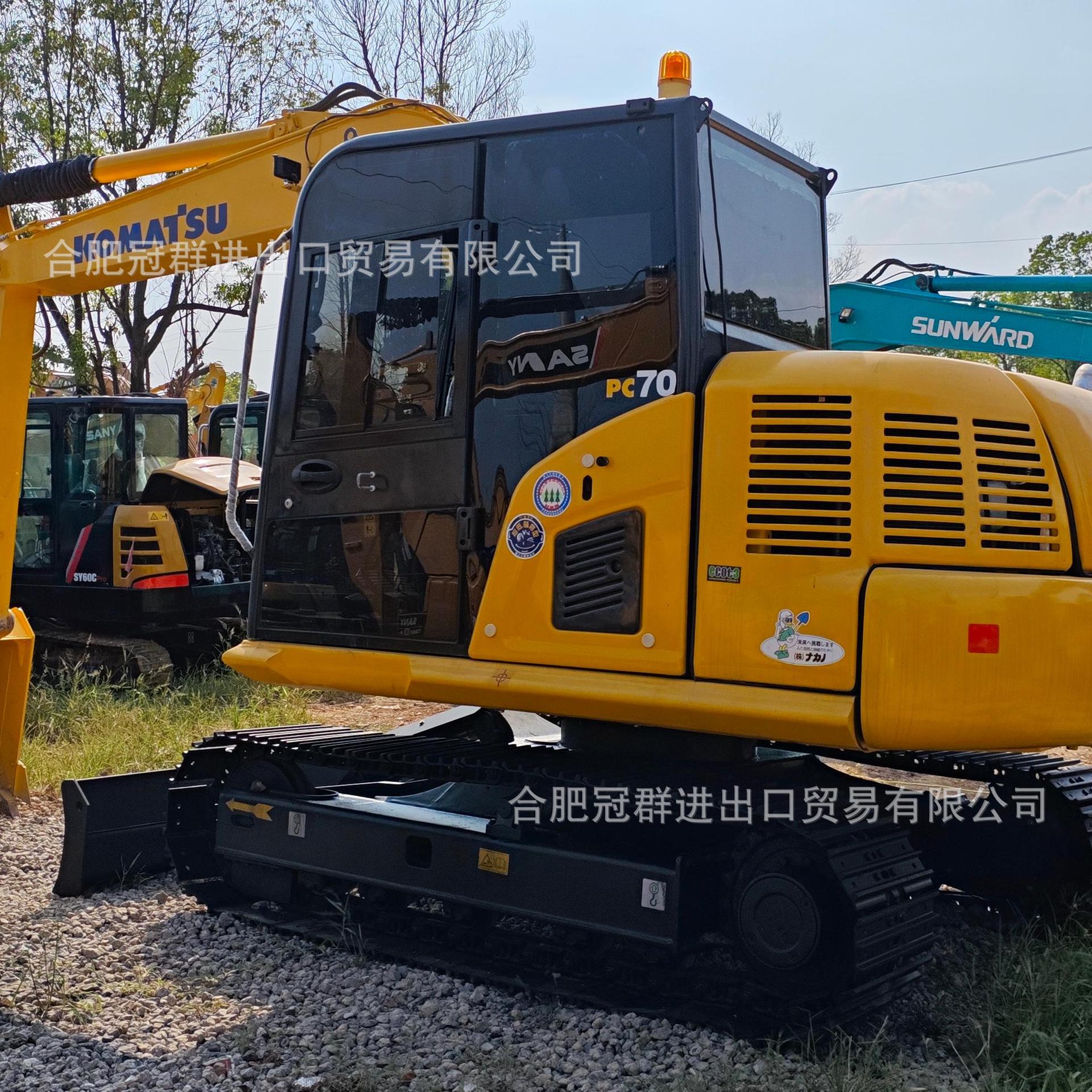 Suministro directo transfronterizo de excavadoras Komatsu PC70, excavadoras Komatsu PC30, excavadoras Komatsu 130 / 120 usadas