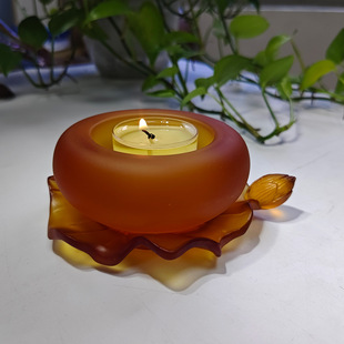 Ancient Glass Butter Lamp Holder, Lotus Leaf, Perfect Candle Holder, Lamp Holder, Buddhist Supplies, Glass Cup Holder, Custom Cup Holder, Tea Cup