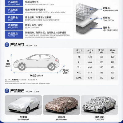 cover, heat insulation cover, cooling – Car clothing