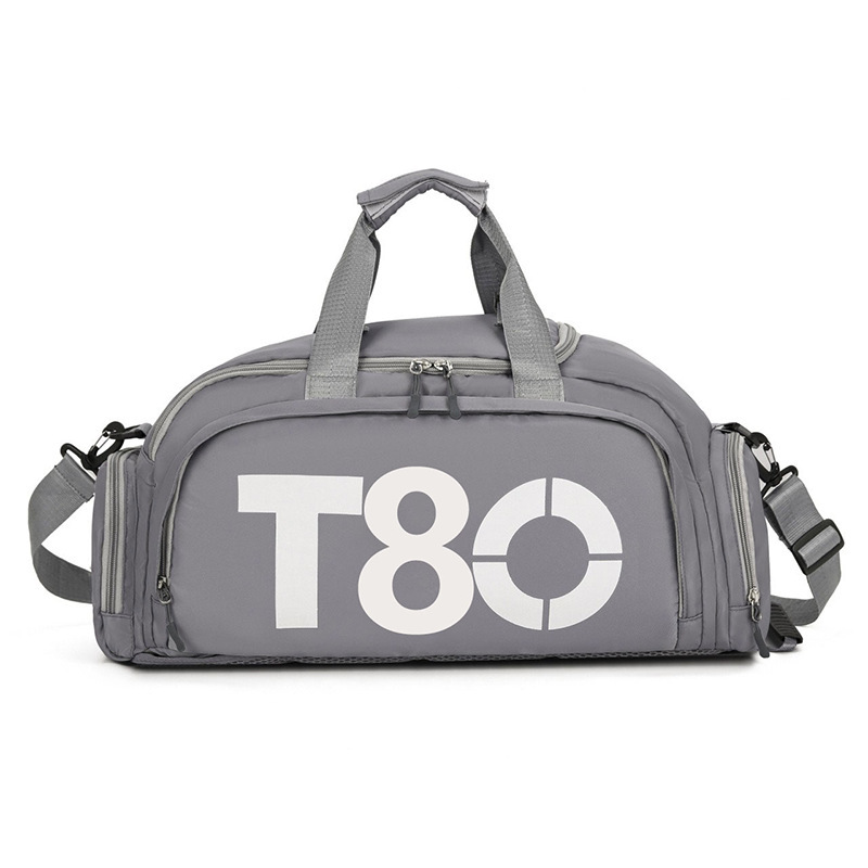 Cross-Border Trendy Portable Gym Bag with Personalized Letter Print, Sports Training Bag, Large Capacity Single Shoulder Crossbody Travel Bag