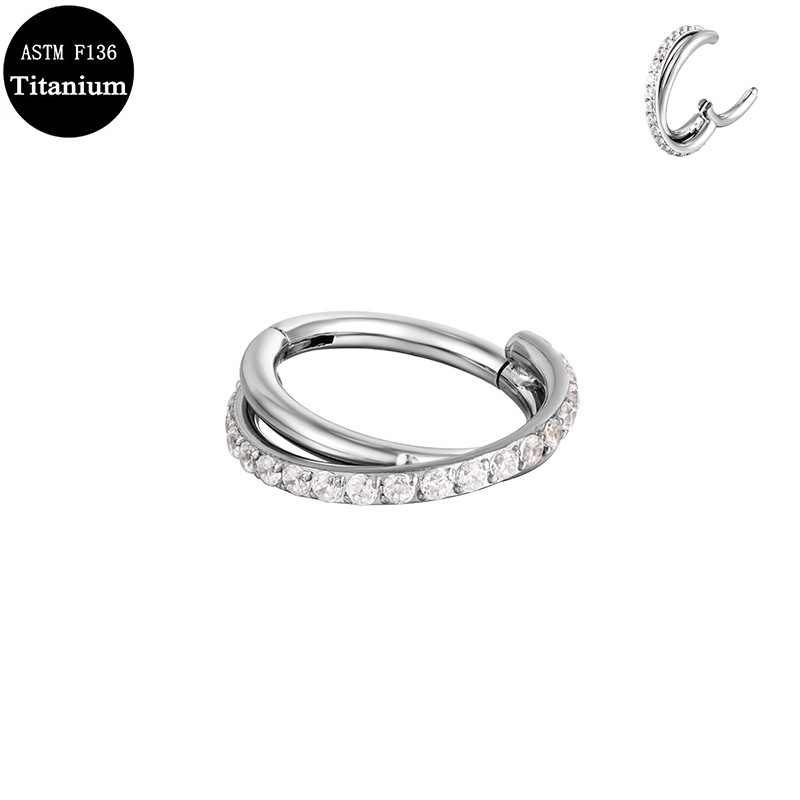 Daily, Party Occasion G23 Titanium Material 1 Piece Nose Rings & Studs Simple Style Classic Style Geometric G23 Titanium Nose Rings & Studs Nose Pin