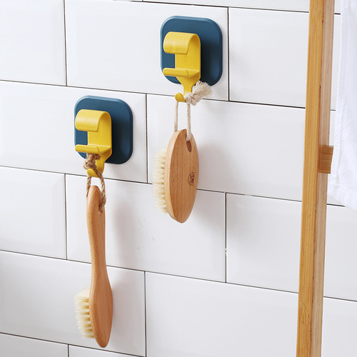 Multifunctional punch-free hook, home bathroom wall-mounted washbasin rack, bathroom sticky hook, kitchen storage rack