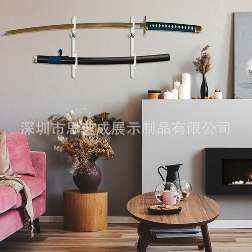 Family Collection Samurai Light Saber Stand Sword Toy Display Stand Acrylic Martial Arts Sword Stand