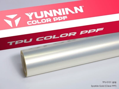 Auto Color Change Film: color change film in diamond blue - tpu-gold-diamond-dual-use-for-wet-and-dry-surfaces-15215m