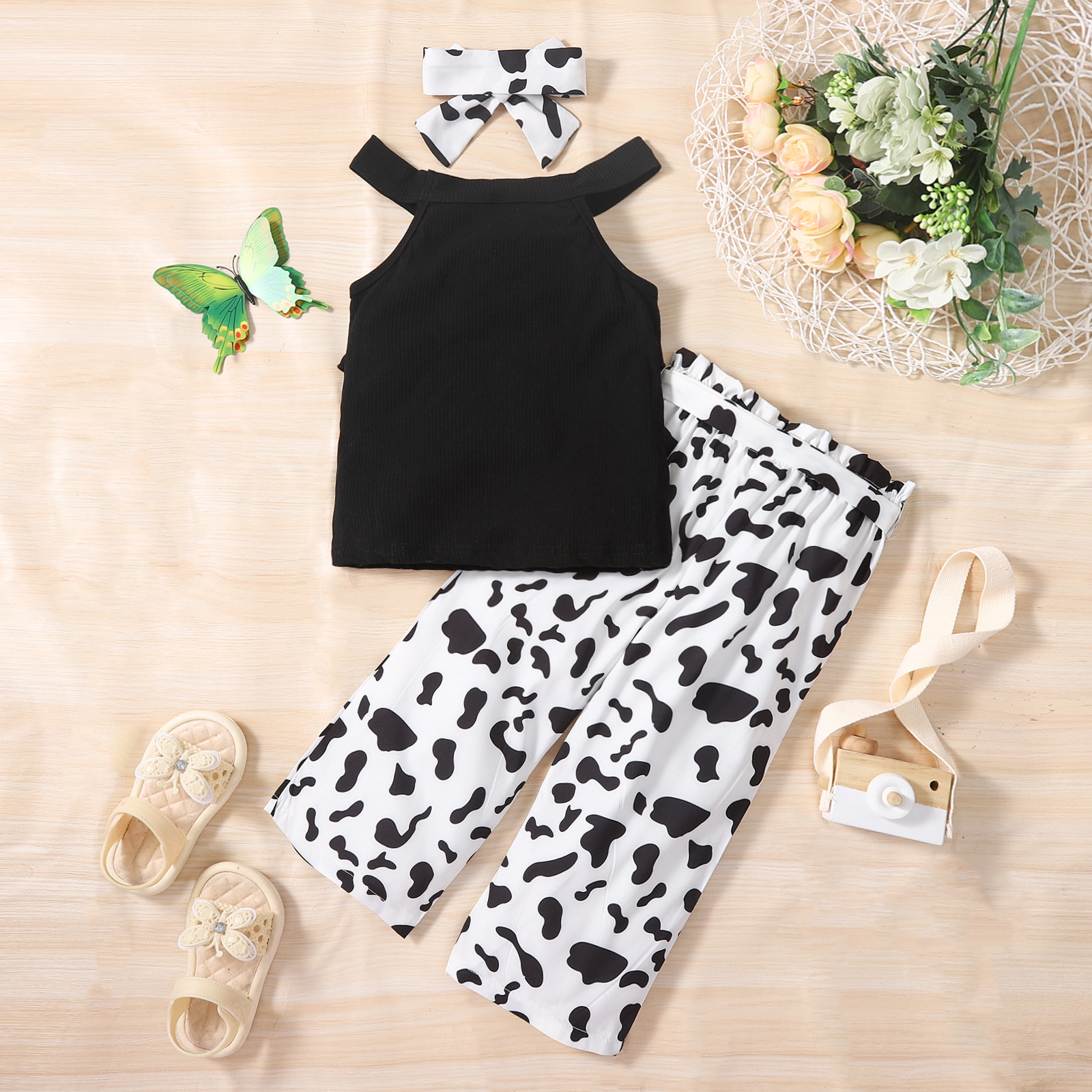 Simple Style Solid Color Cotton Baby Clothing Sets display picture 8