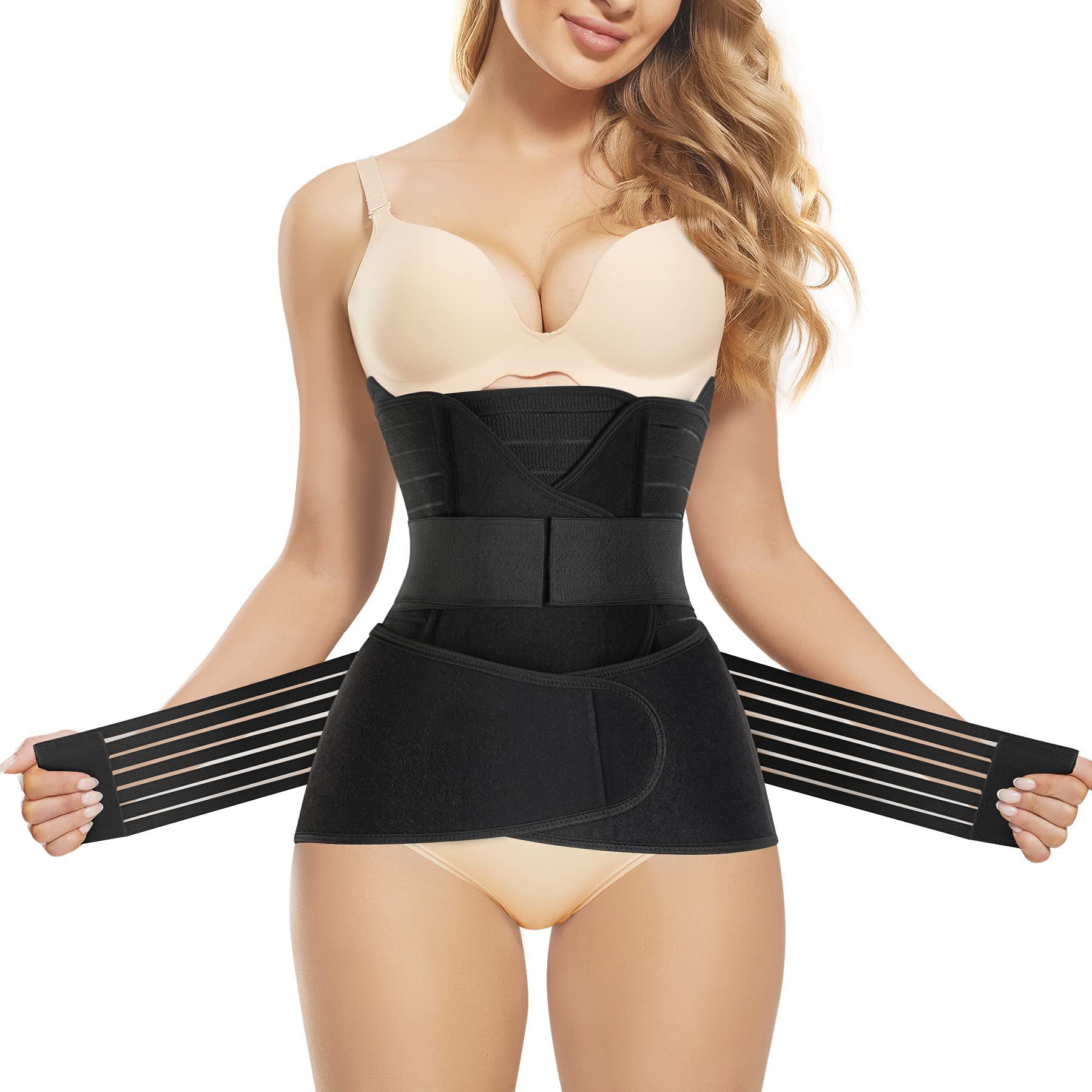 Cross-border Hot-selling Plastic Belt Postpartum Belly Belt Wrapped Belly Belt Fitness Party Dress Slim-fit Waist Trainer Plastic Belt