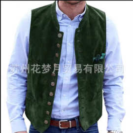 亚马逊男士马甲天鹅绒马甲男新郎伴郎结婚礼服西装马甲