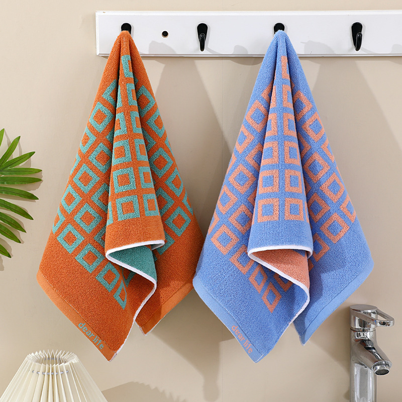Pure Cotton Towel for Men and Women Adult Household Face Wash Bath Couple Soft Thickened Water Absorbent Face Towel Return Gift Labor Protection Logo