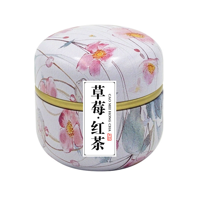 妇女神节礼品蜜桃桂花乌龙茶玫瑰红茶铁罐装水果礼盒养生花茶批发|undefined