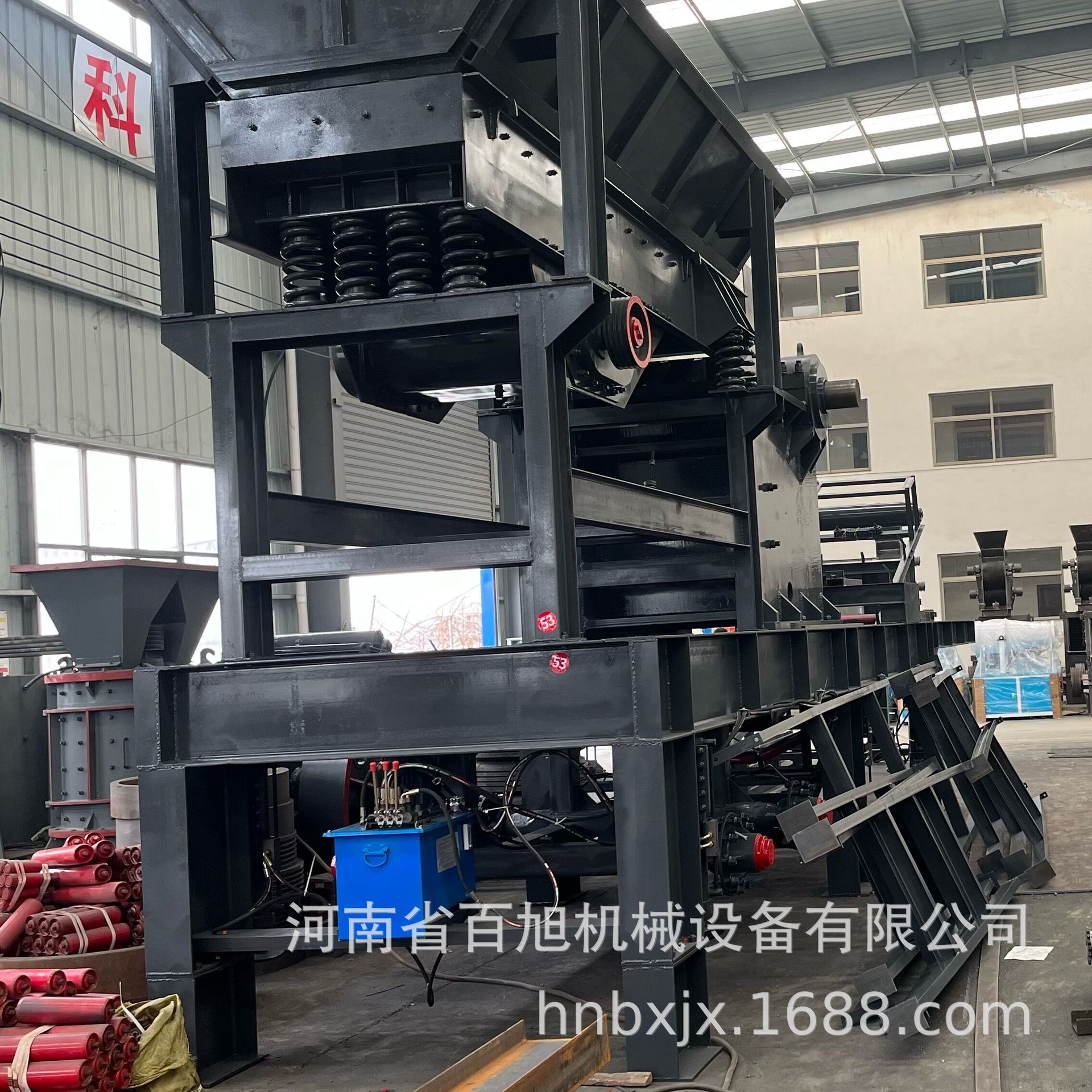 车载轮胎移动破碎站大型矿山石头制砂机建筑垃圾鄂破碎石机生产线