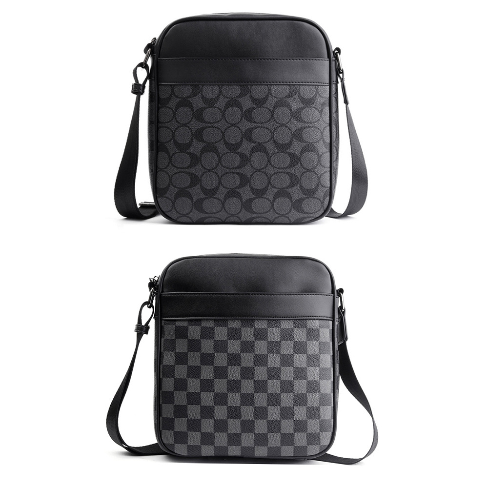2026 Trendy New Single-Shoulder Backpack for Men, Casual, Simple, Versatile, Printed Leather, Large Capacity, Crossbody Small Backpack