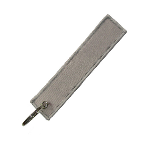 1PC New Black Base Red and Gray Letterless Keychain Computer Embroidered Western Popular Keychain Accessory