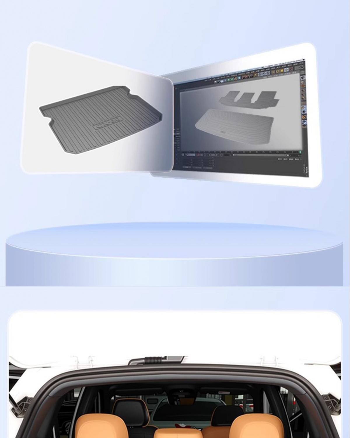 Suitable for 25 models of Chery Jetour Traveler, TPE trunk mat, car accessories, modification parts