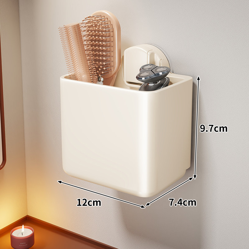 Organizador de Cepillos de Dientes de Pared Sin Perforación para Baño