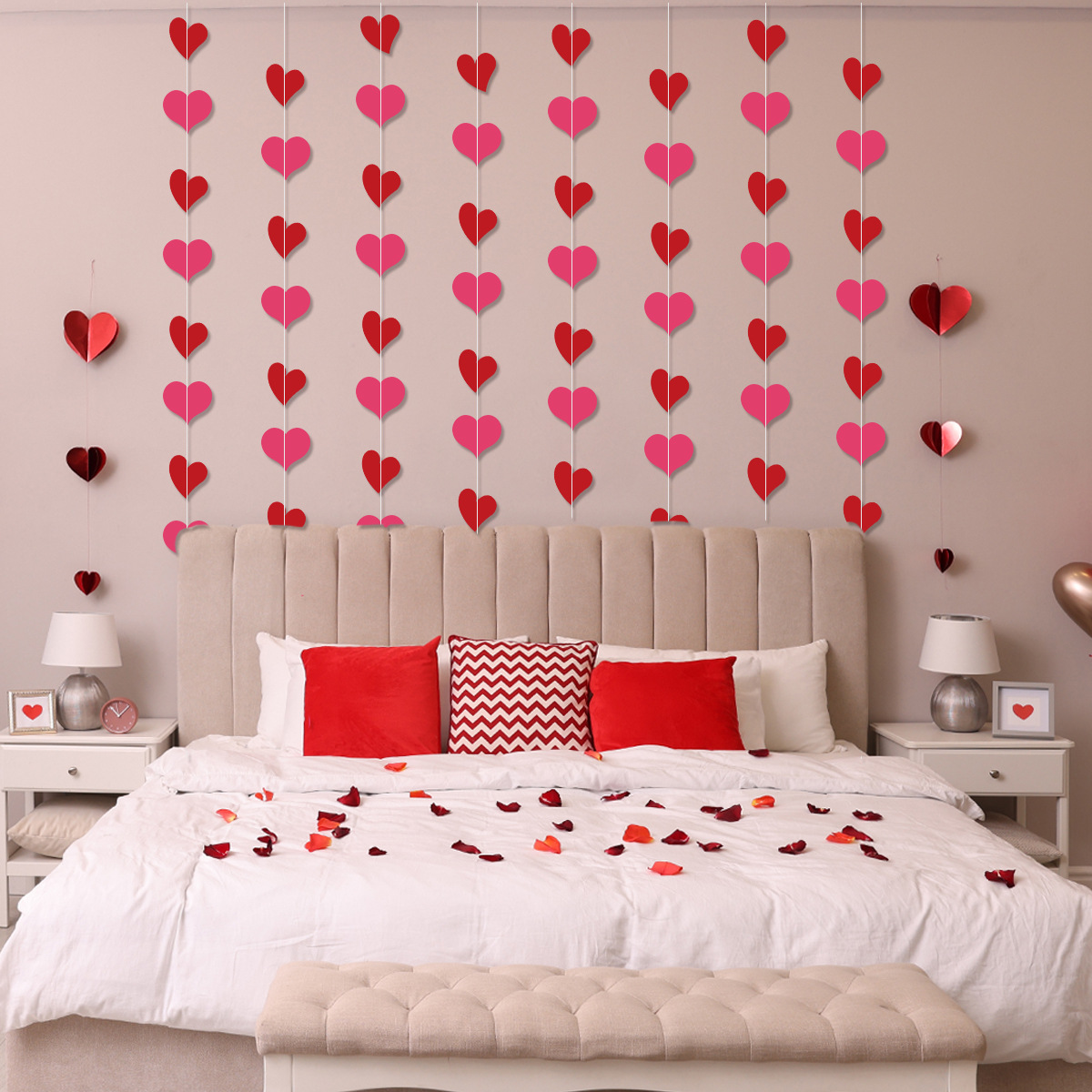 Cartoon Style Style Valentine's Day Cartoon Style Heart Shape Paper Festival Decorative Props