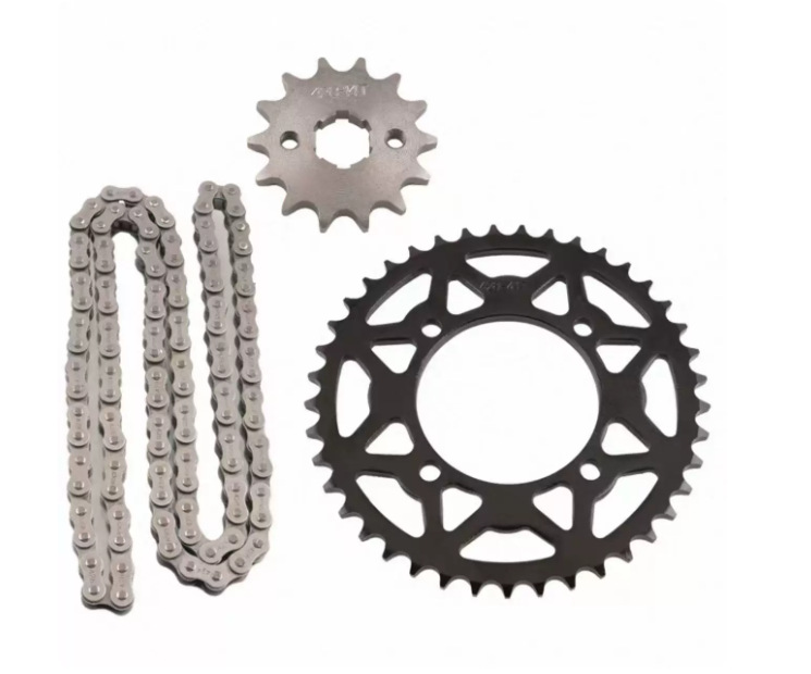 Off-Road Motorcycle Parts, Mini Dirt Bike Sprocket, Engine Pinion, Small Flywheel, 428 Chain Kit, Five-Star Chain Sprocket