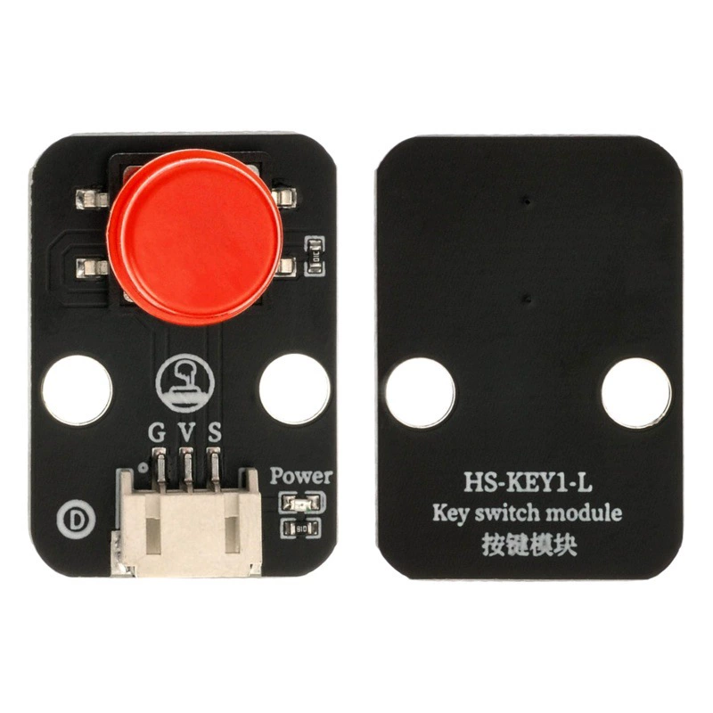 Электронный модуль кнопок, большой тактильный переключатель, микропереключатель, совместимый с Arduino, Misiqi Technology Wood