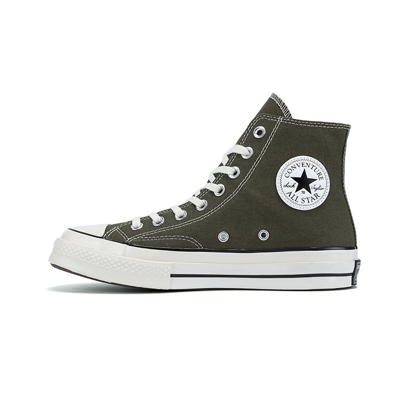 Army green high top. it is recommended to take one size smaller