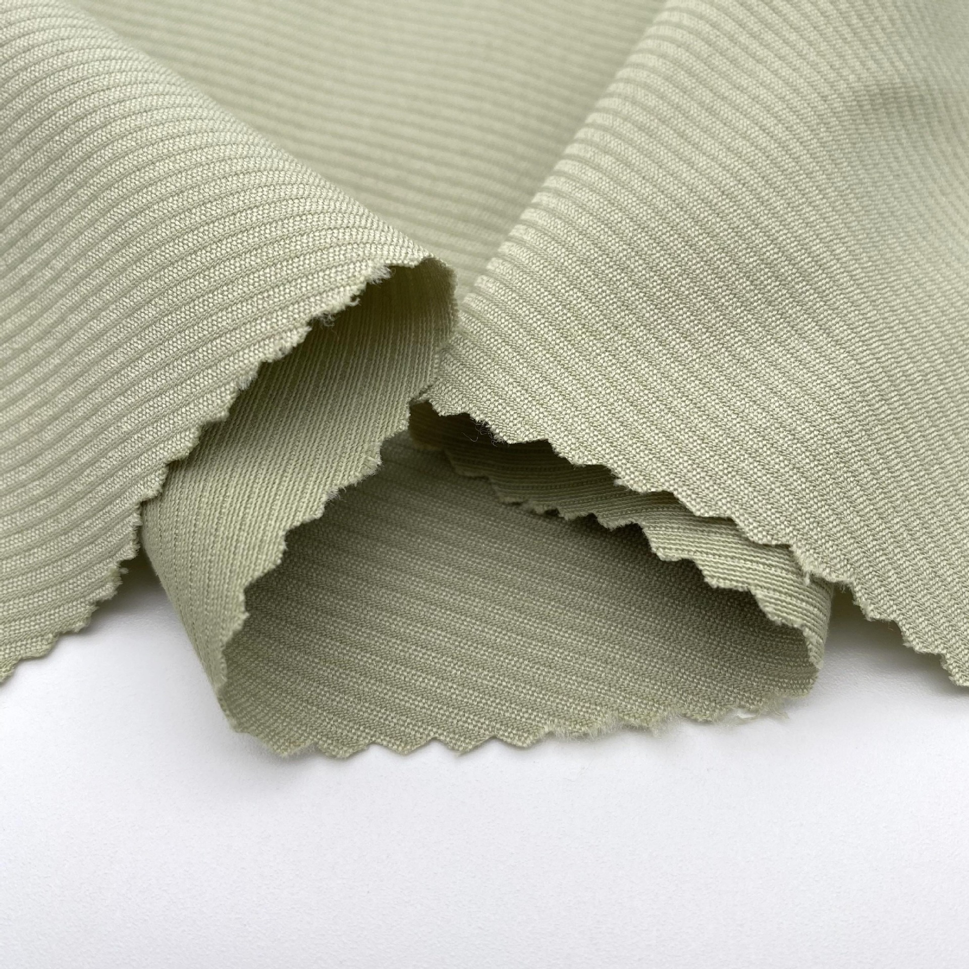 现货供应涤粘混纺面料斜纹加厚面料垂感舒适裙子外套面料