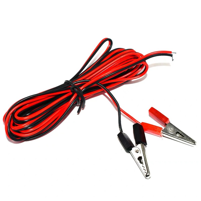 12V ライン純銅溶接ワイヤー ワニ口クリップ付きワイヤー パラレルワイヤー クリップ付き バッテリー接続ワイヤー バッテリー接続ワイヤー|undefined