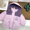 Keep warm cartoon winter down jacket with hood girl's, western style